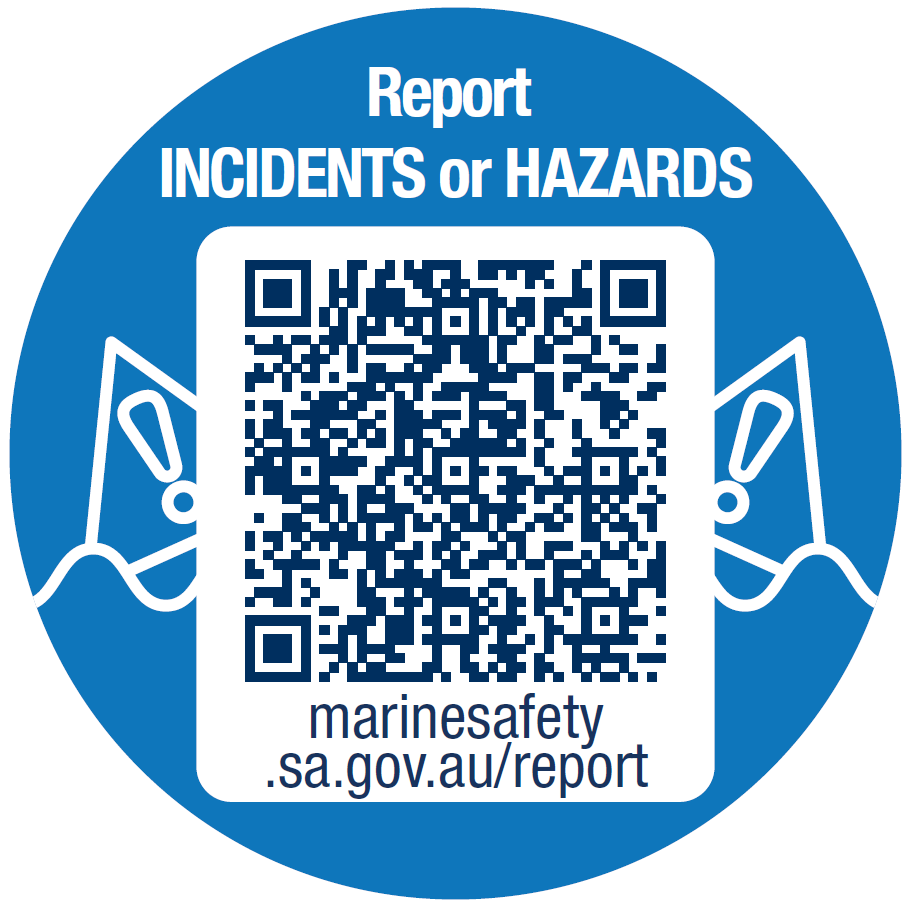 Report hazards or incidents QR code sticker